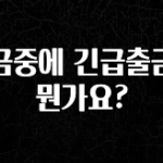 이달의 핫 적금중에 긴급출금이 뭔가요? 꼭 확인해보세요