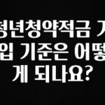 꼭 봐야하는 이유 청년청약적금 가입 기준은 어떻게 되나요? 알려드립니다