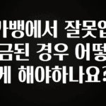 역.대.급 이벤트 카뱅에서 잘못입금된 경우 어떻게 해야하나요? 잠깐 확인해보세요
