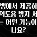 이번 달 카뱅에서 제공하는 명의도용 방지 서비스는 어떤 기능이 있나요? 전해드립니다