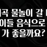 사랑을 담은 선물 계곡 물놀이 갈 때 아이들 음식으로 뭐가 좋을까요? 전해드립니다