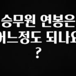 가성비 정보 승무원 연봉은 어느정도 되나요? 아쉬움이 없습니다
