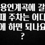 재구매율 1위 용연계곡에 갈때 주차는 어디에 하면 되나요? 확인해보세요