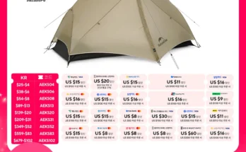 우리도 이렇게하자 2025 요즘 sns에서 난리난 네이처하이크 Mongar UL 2 텐트 2인 배낭 텐트 20D 초경량 여행 텐트 방수 하이킹 생존 야외 캠핑 텐트  리뷰 최다로 엄선된 최고의 제품을 소개합니다.