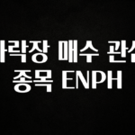 요즘 “다” 여기서 한대 하락장 매수 관심 종목 ENPH 관심이 뜨거운 이유 입니다