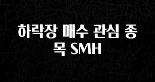 요즘 반응좋은 하락장 매수 관심 종목 SMH 리뷰가 많습니다